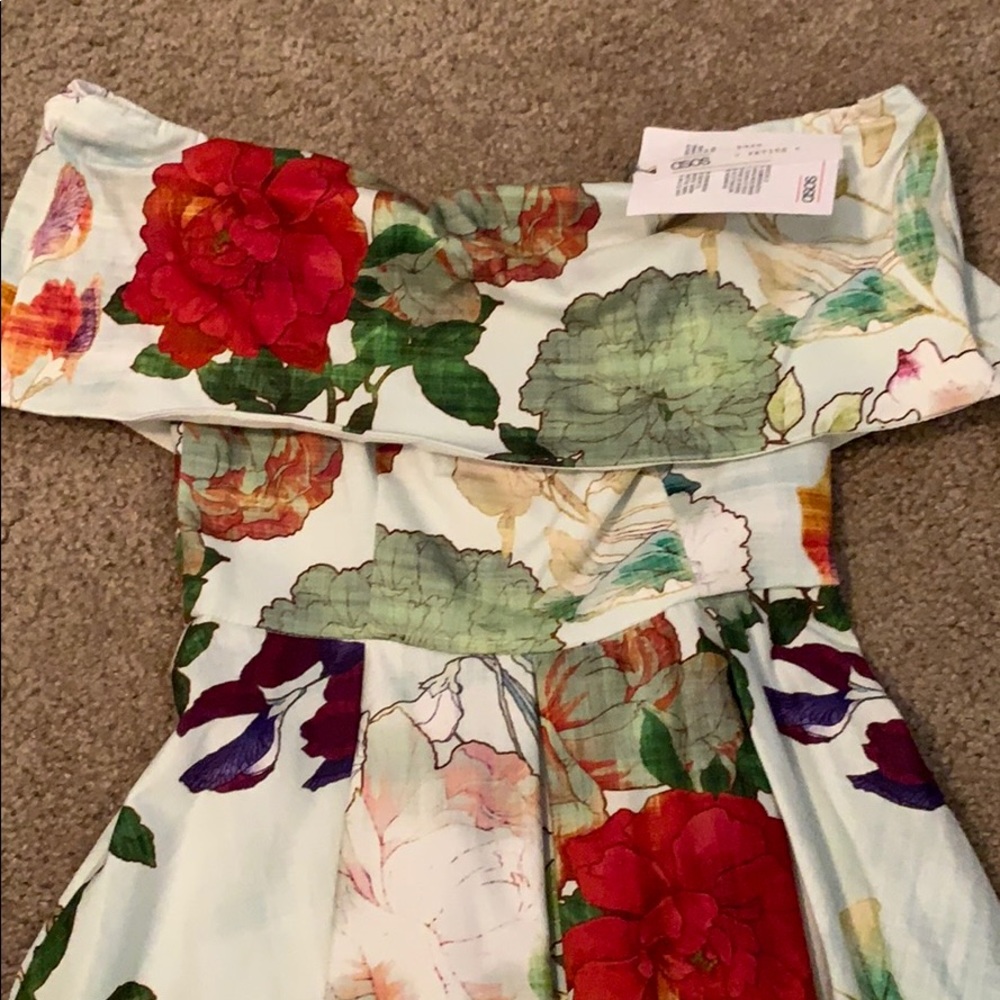ASOS off shoulder midi dress - Picture 2 of 3